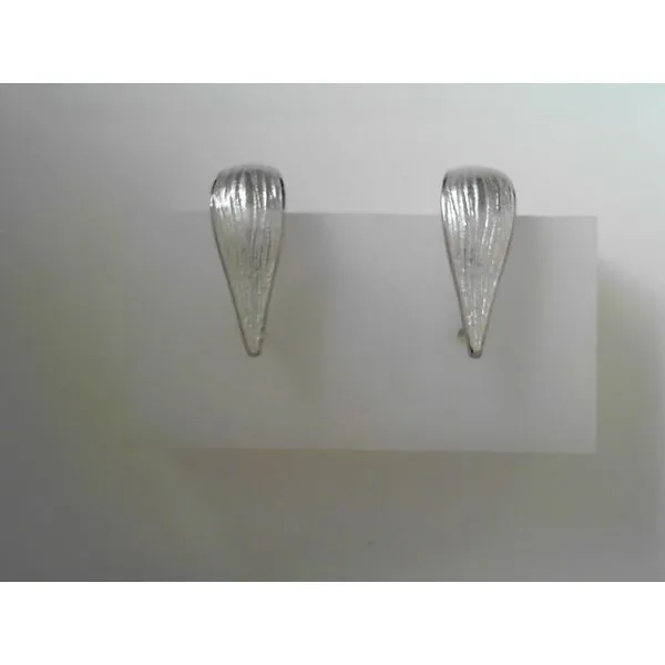 Sterling Silver White Teardrop Earrings Tennies Jewelry Appleton, WI