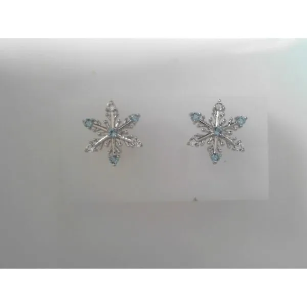 Snowflake Sterling Silver Earrings Tennies Jewelry Appleton, WI