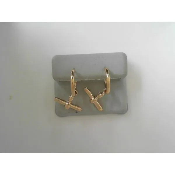 Yellow Sterling Silver Hoop Earrings Tennies Jewelry Appleton, WI