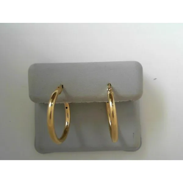 Yellow Sterling Silver Small Hoop Earrings Tennies Jewelry Appleton, WI