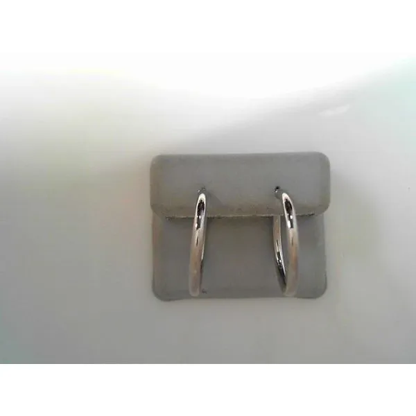 Sterling Silver Medium Hoop Earrings Tennies Jewelry Appleton, WI