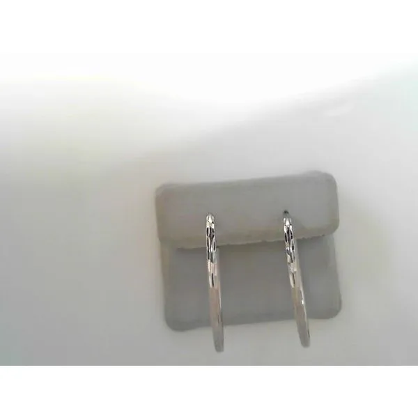 Sterling Silver Medium Hoop Earrings Tennies Jewelry Appleton, WI