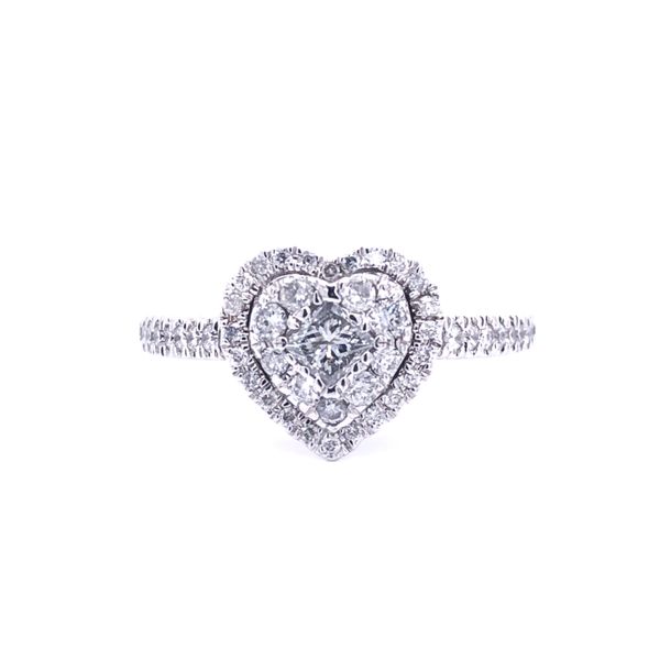 Cluster Heart Engagement Ring Texas Gold Connection Greenville, TX