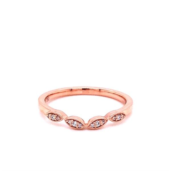 14k Rose Gold Diamond Stackable Band Texas Gold Connection Greenville, TX