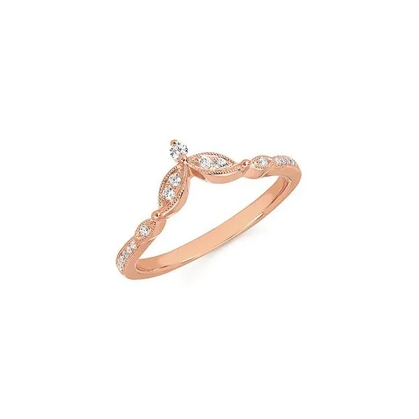 Lady's Rose Gold 14K Straight Wedding Band Texas Gold Connection Greenville, TX