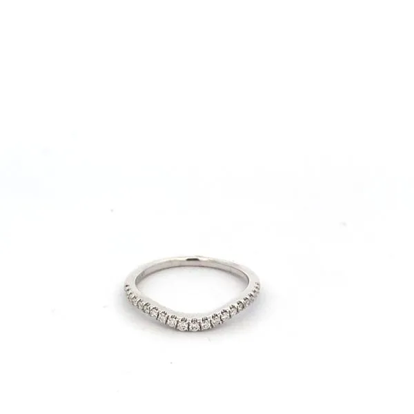 Lady's White 14K Half Anniversary Wedding Band Size 7 With 0.20Tw Round Diamonds Texas Gold Connection Greenville, TX