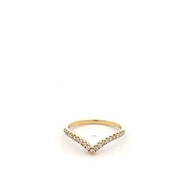 Lady's Yellow18K Half Anniversary Wedding Band Size 7 0.18tw Round Diamonds Texas Gold Connection Greenville, TX