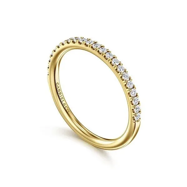 14K Yellow Gold Diamond Matching Wedding Band Image 3 Texas Gold Connection Greenville, TX