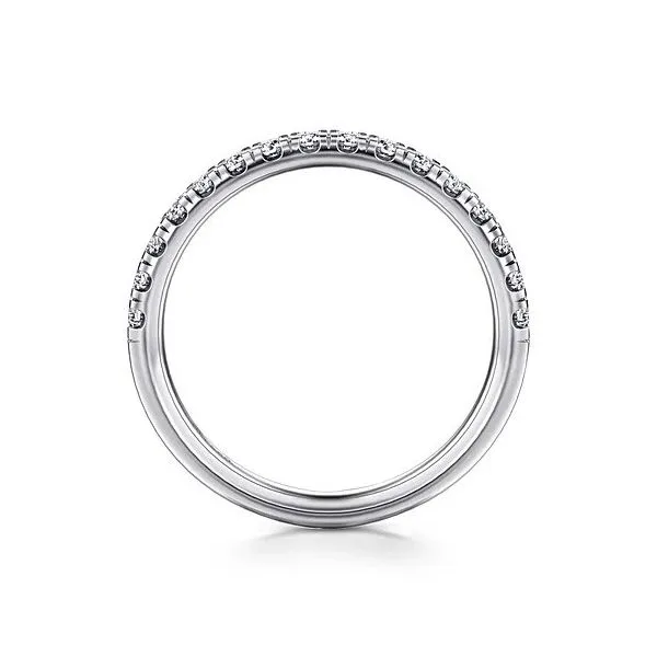 14K White Gold Diamond Matching Wedding Band Image 2 Texas Gold Connection Greenville, TX