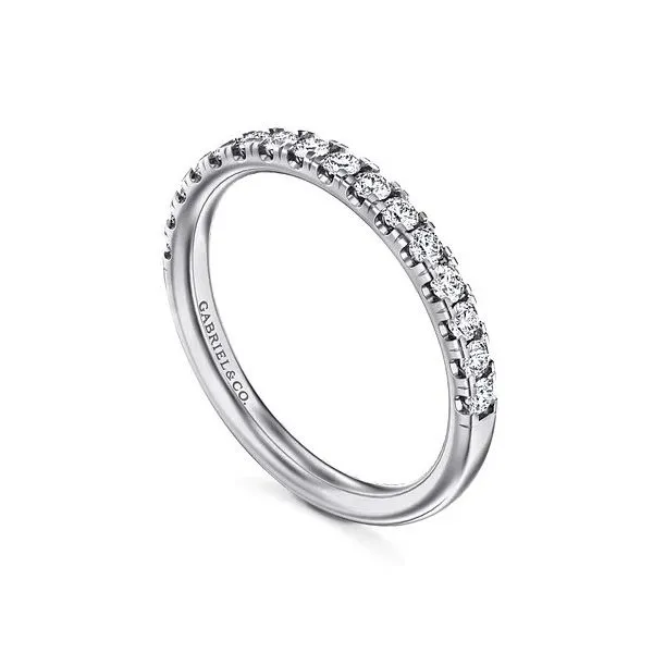 14K White Gold Diamond Matching Wedding Band Image 3 Texas Gold Connection Greenville, TX