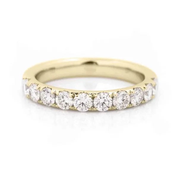Lady's White 14K Wedding Band Size 7 With 1.00Tw Round Diamonds Texas Gold Connection Greenville, TX