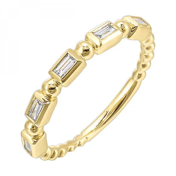 14K Yellow Gold Diamond Wedding Band Texas Gold Connection Greenville, TX