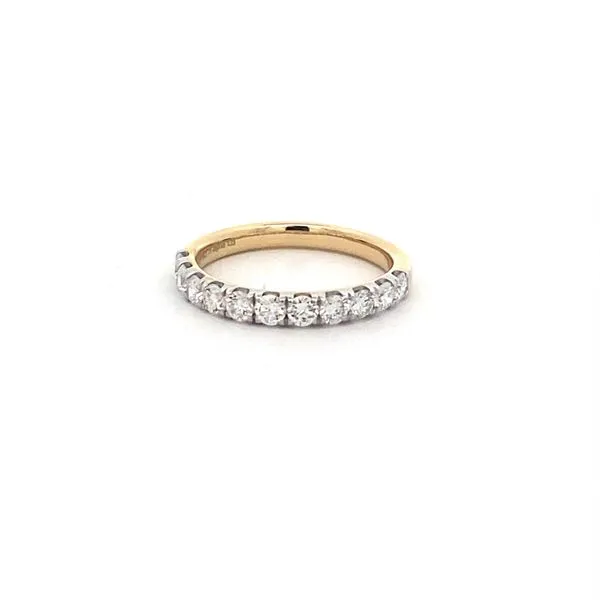 14K Yellow Gold Anniversary Band With Lab Grown 0.75ct Diamonds Texas Gold Connection Greenville, TX