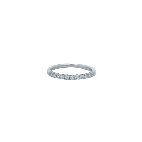 Lady's White 14K Half Anniversary Wedding Band Size 7 With 0.25Tw Lab Grown Round Diamonds Texas Gold Connection Greenville, TX