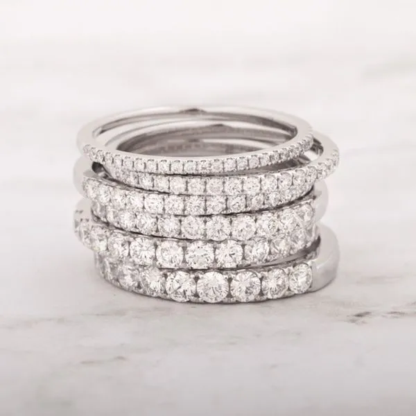 Half-Eternity Diamond Stacking Band - 1/3ct Image 5 Texas Gold Connection Greenville, TX