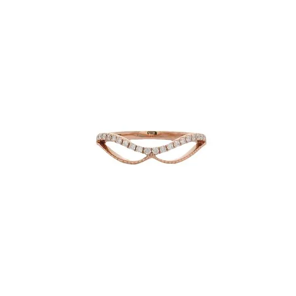 Lady's Yellow 14K Wedding Band Size 7 With 0.11Tw Round Diamonds Texas Gold Connection Greenville, TX