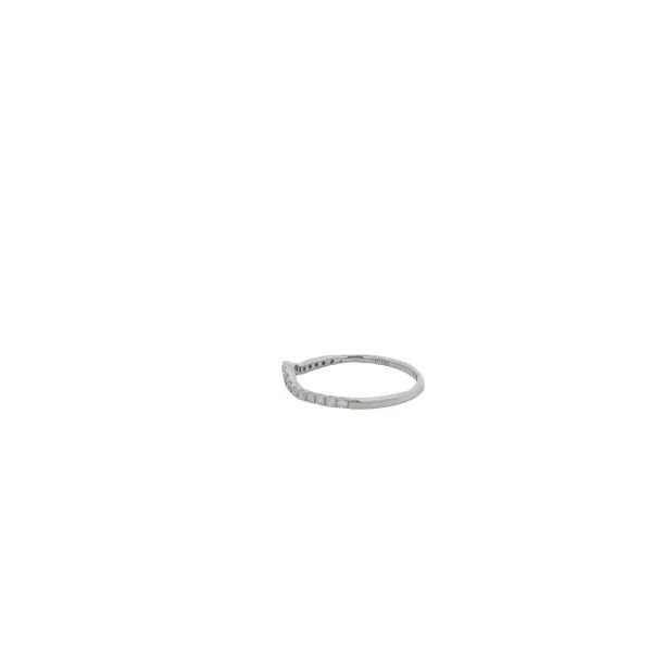 Lady's White 14K Wedding Band With 0.20Tw Diamonds Image 2 Texas Gold Connection Greenville, TX