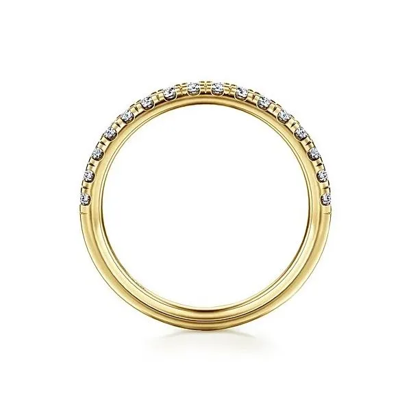 14K Yellow Gold Diamond Matching Wedding Band Image 2 Texas Gold Connection greenville, TX