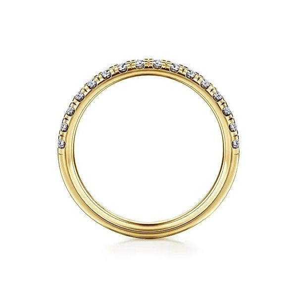 14K Yellow Gold Diamond Matching Wedding Band Image 2 Texas Gold Connection greenville, TX