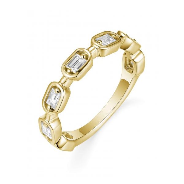 Yellow 14K Wedding Band Size 6.5 With 0.54Twt Diamonds Texas Gold Connection greenville, TX