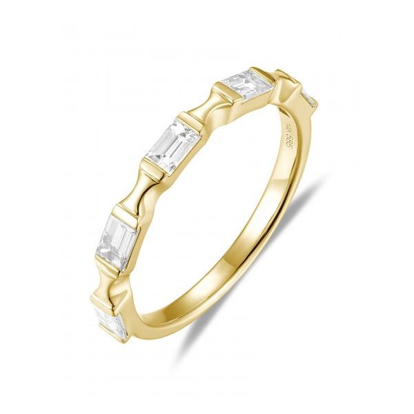 Yellow 14K Wedding Band Size 6.5 With 0.43Twt Diamonds Texas Gold Connection greenville, TX