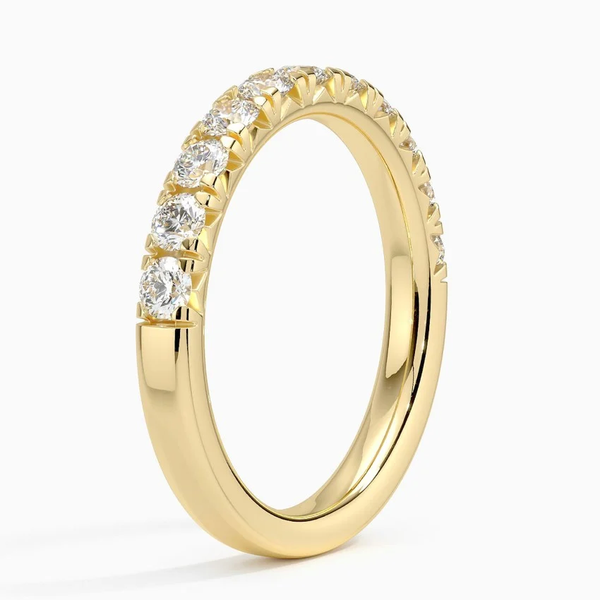 Lady's Yellow 14K Half Anniversary Wedding Band With 0.50Tw Lab Grown Diamonds Image 2 Texas Gold Connection greenville, TX