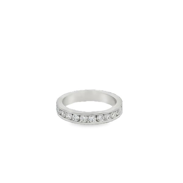 White 14K Channel Set Wedding Band Size 6 With 0.50Twt Diamonds Texas Gold Connection greenville, TX