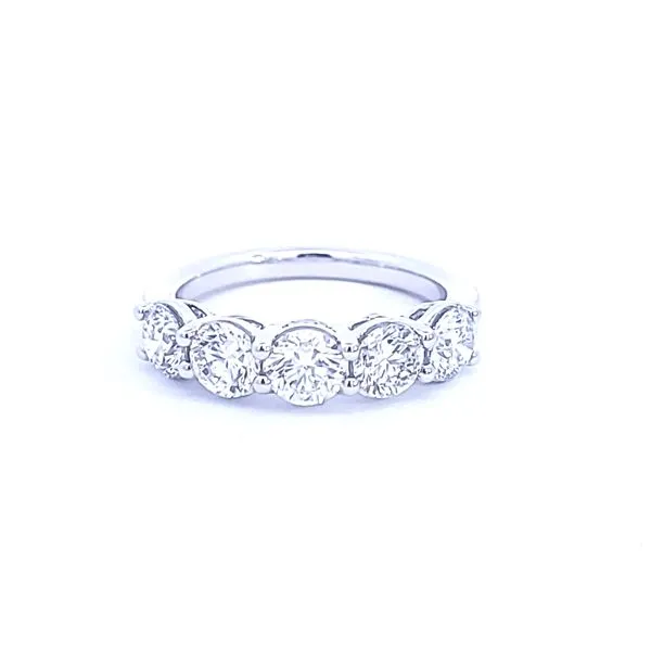 Lady's White 14K Anniversary Ring Size 7 With 2.00Tw Round Lab Grown Diamonds Texas Gold Connection Greenville, TX