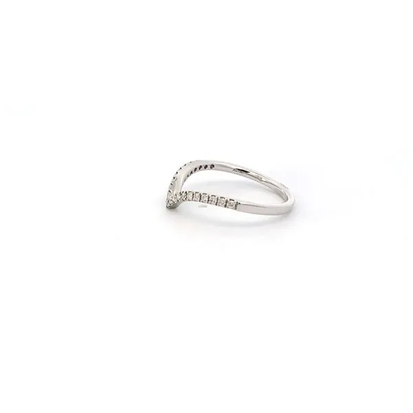 18K White Gold Diamond Half Anniversary Wedding Band Image 2 Texas Gold Connection Greenville, TX