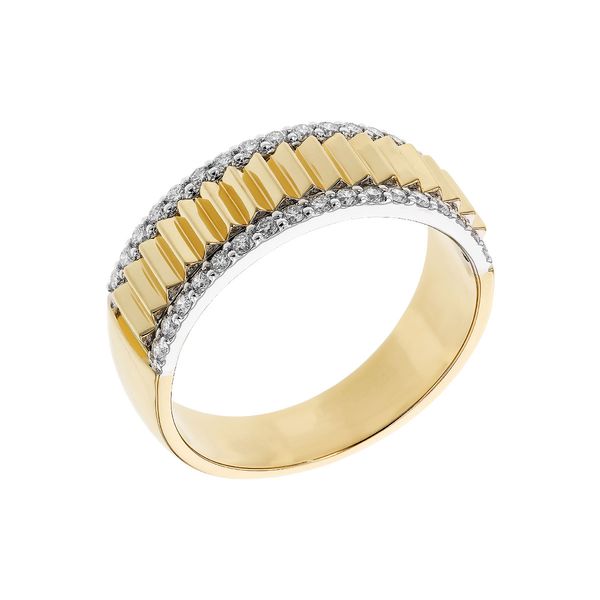 Ladies 14K Yellow Gold Ring Size 7 with .33Tw Diamonds Image 2 Texas Gold Connection greenville, TX