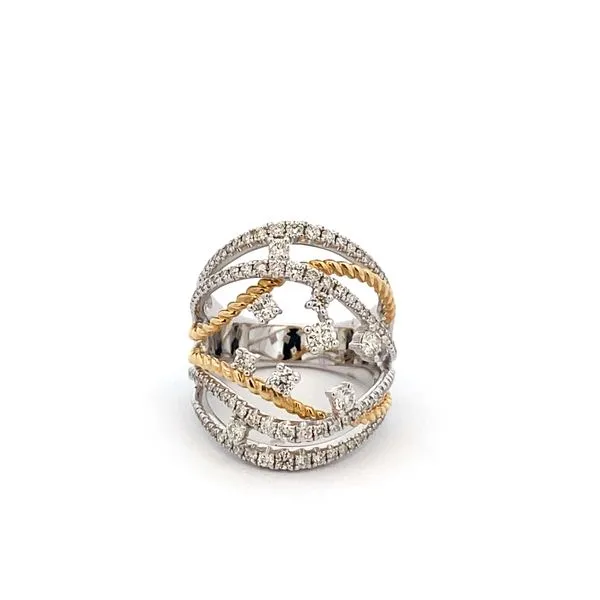 14kt White and Yellow gold diamond ring Texas Gold Connection Greenville, TX