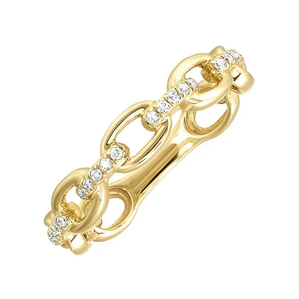 Lady's Yellow 10K Fashion Ring Size 7 With 0.10Tw Round Diamonds Texas Gold Connection Greenville, TX