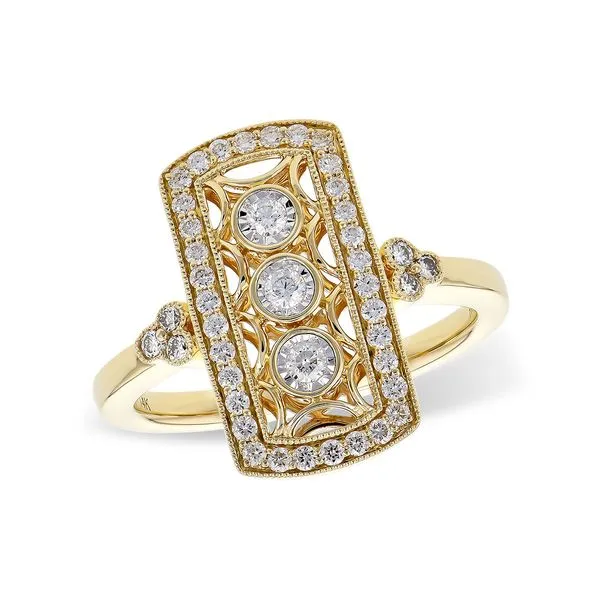 14K Yellow Gold Diamond Fashion Ring Texas Gold Connection Greenville, TX