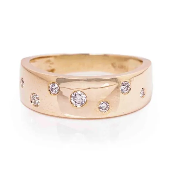 Lady's Yellow 14K Fashion Ring With 0.16Tw Diamonds Texas Gold Connection Greenville, TX