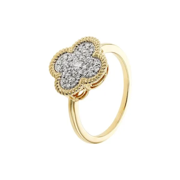 14K Yellow Gold Diamond Fashion Ring Image 2 Texas Gold Connection greenville, TX