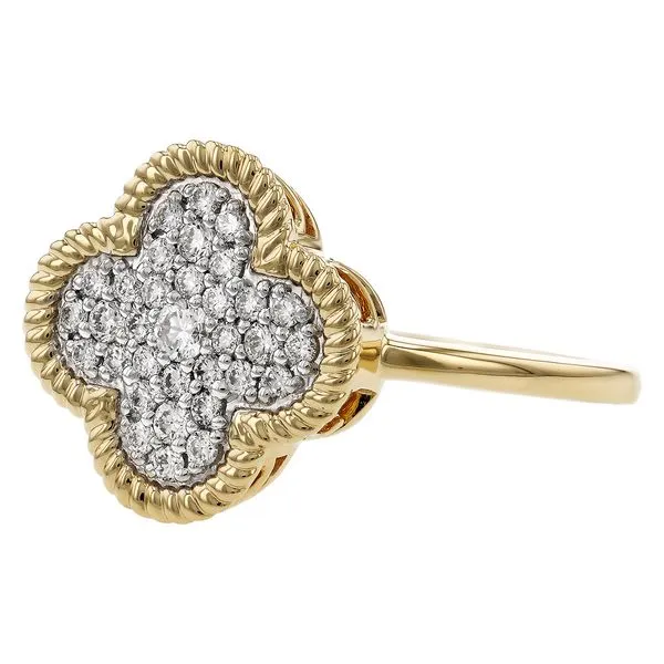 14K Yellow Gold Diamond Fashion Ring Image 3 Texas Gold Connection greenville, TX
