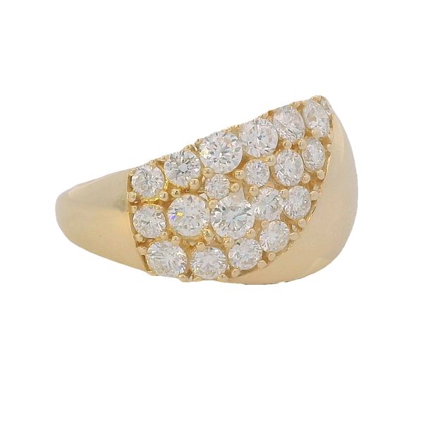 14K Yellow Gold Size 7 Ring with 0.96Twt Diamonds Image 2 Texas Gold Connection greenville, TX