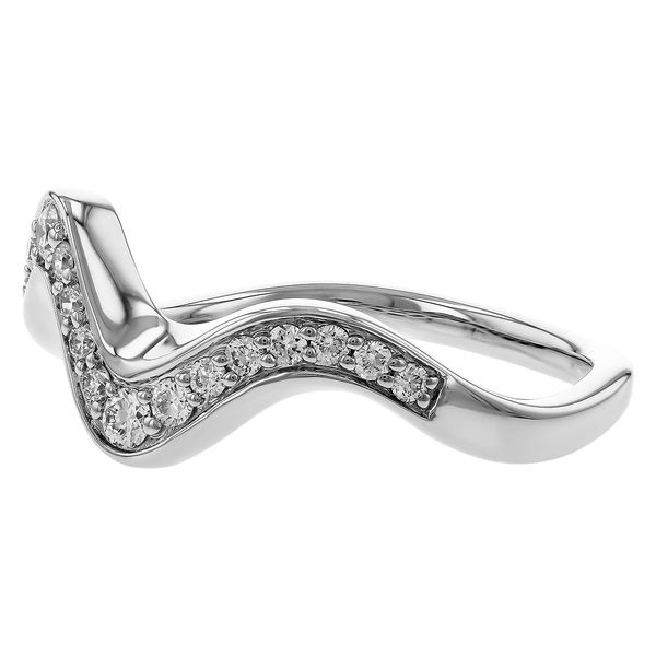 14K White Gold Squiggly Diamond 0.25ct Ring Image 2 Texas Gold Connection greenville, TX