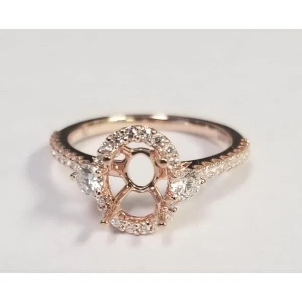 Rose cheap gold mountings