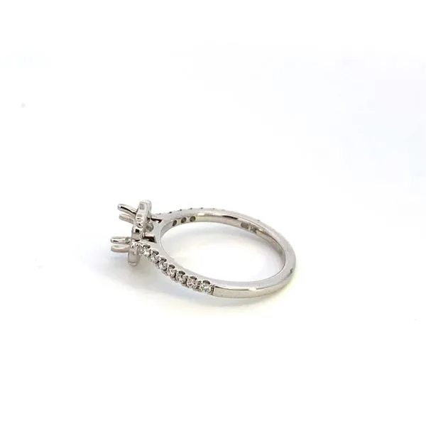 White 14K Halo Diamond Ring Image 2 Texas Gold Connection Greenville, TX