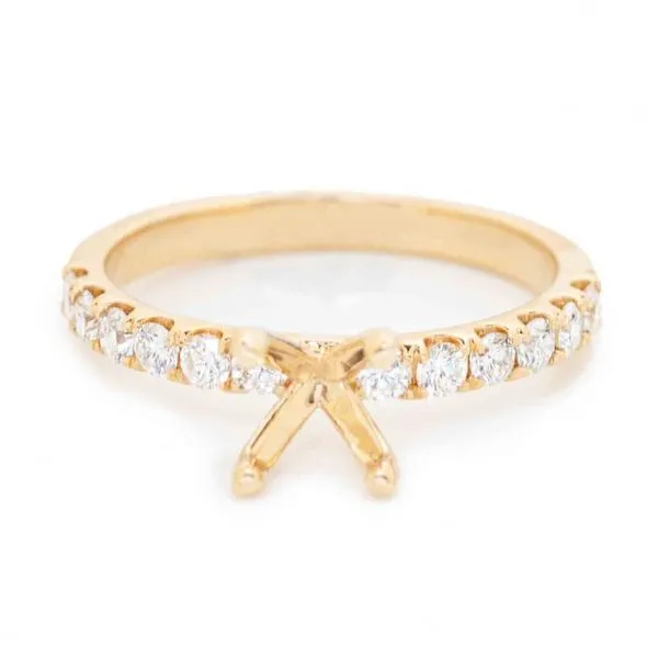 Half-Eternity Diamond Semi-Mount of 0.50ct Texas Gold Connection Greenville, TX