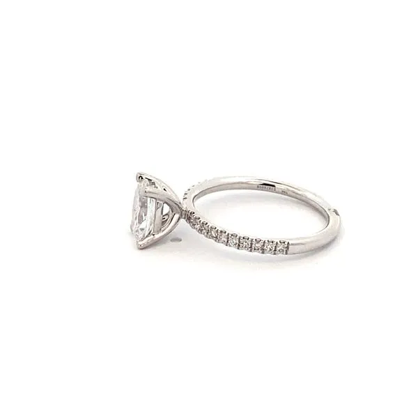 Twain - 14K White Gold Diamond Engagement Ring *Setting only, center stone not included Image 2 Texas Gold Connection Greenville, TX