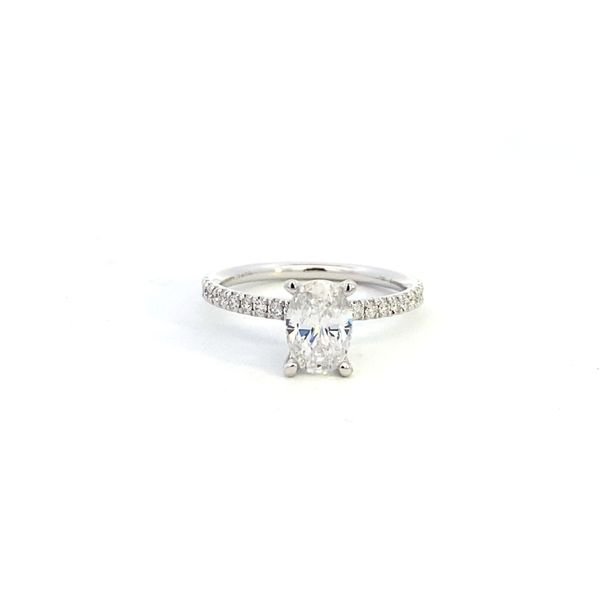 Twain - 14K White Gold Diamond Engagement Ring *Setting only, center stone not included Texas Gold Connection Greenville, TX