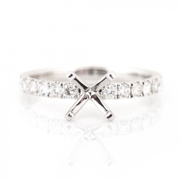 Half-Eternity Diamond Semi-Mount of 0.50ct Texas Gold Connection greenville, TX
