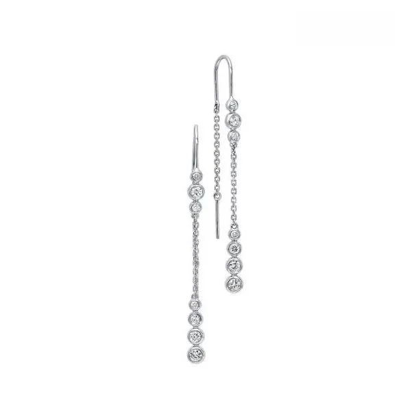 threader diamond earrings