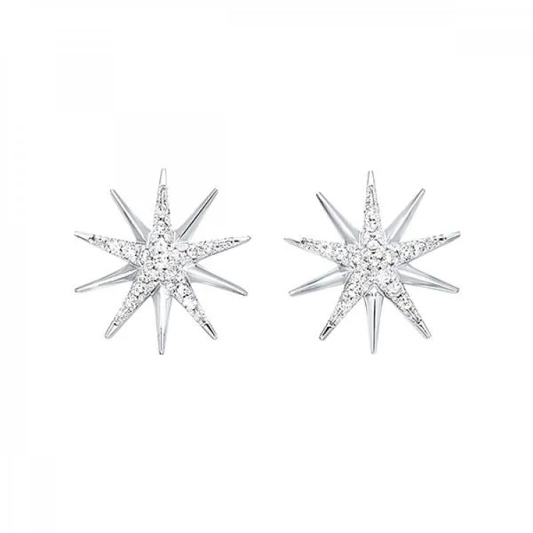 Silver Diamond 1/10Ctw Earring Texas Gold Connection Greenville, TX