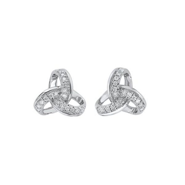 10K White Gold Diamond Stud Earrings Texas Gold Connection greenville, TX