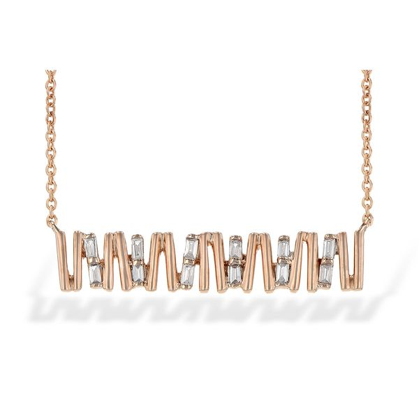 14k Rose Gold Diamond Necklace Texas Gold Connection Greenville, TX