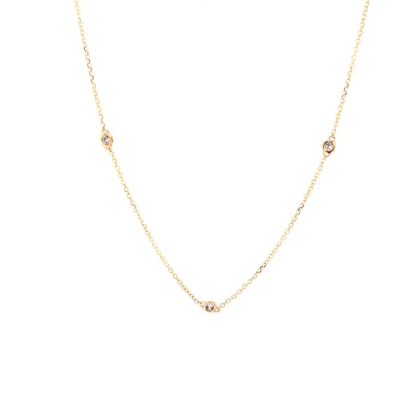 Lady's 14K Yellow Gold Diamonds By The Yard Necklace Texas Gold Connection Greenville, TX