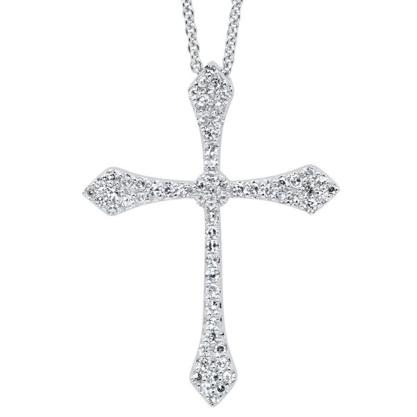 1/5 CT Diamond Cross Necklace Texas Gold Connection Greenville, TX